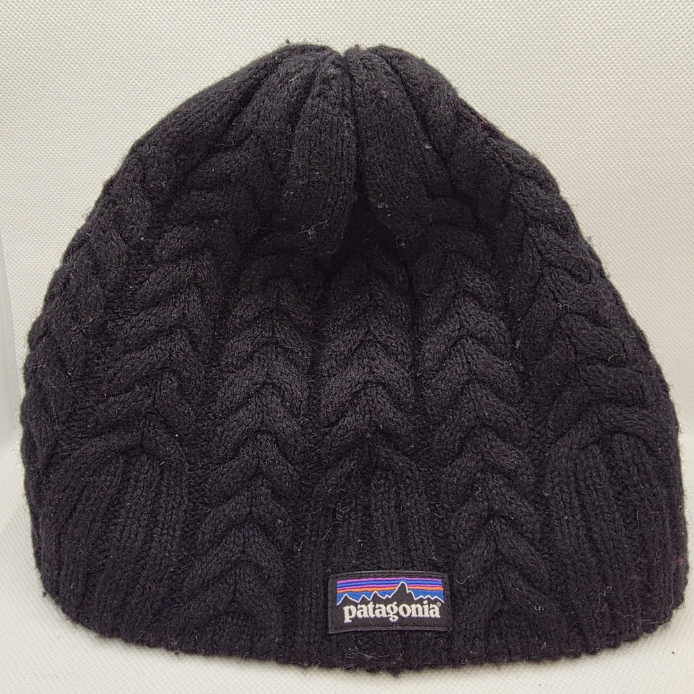 Patagonia Black Knit Beanie